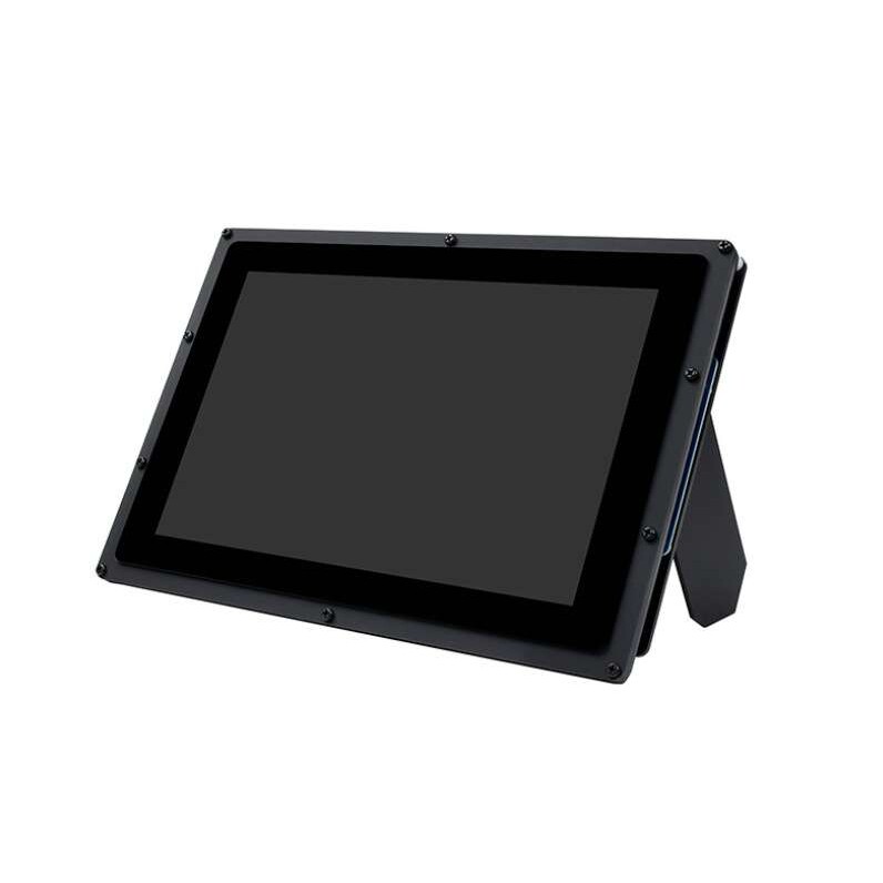 微雪 树莓派4B 10.1寸带外壳电容屏 HDMI触摸显示屏 钢化玻璃面板