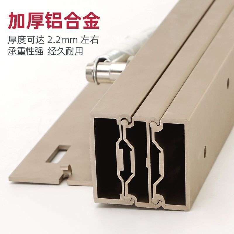 省空间升降伸缩折叠餐桌滑轨隐藏多功能书桌抽拉收缩导轨五金配件