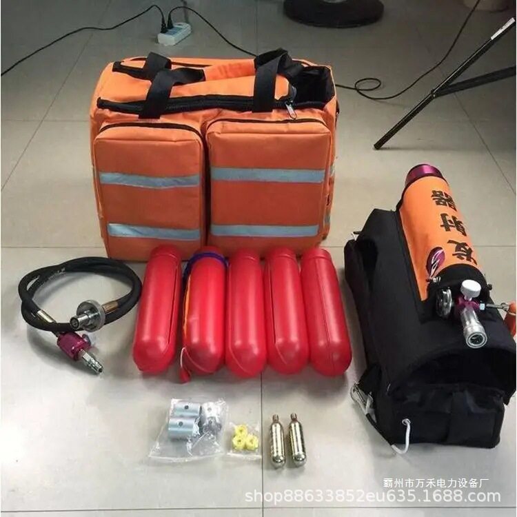 自动充气应急救生圈抛射距离200-250m抛绳器水域手抛式抛投器