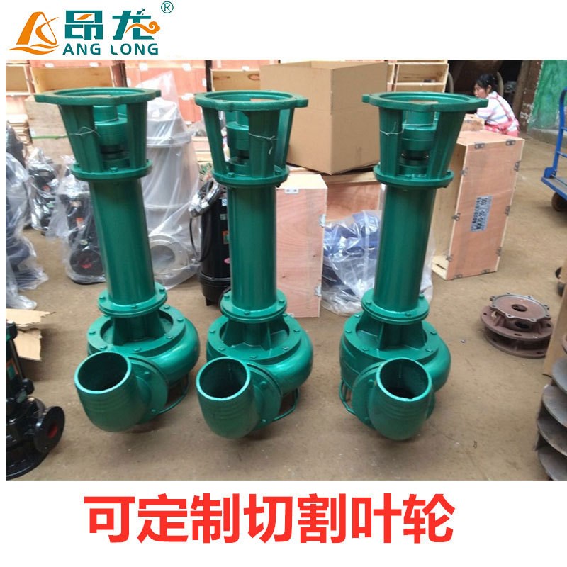 立式潜水污水砂浆泵 防爆款液下离心泥浆泵 无堵塞潜水抽泥泵