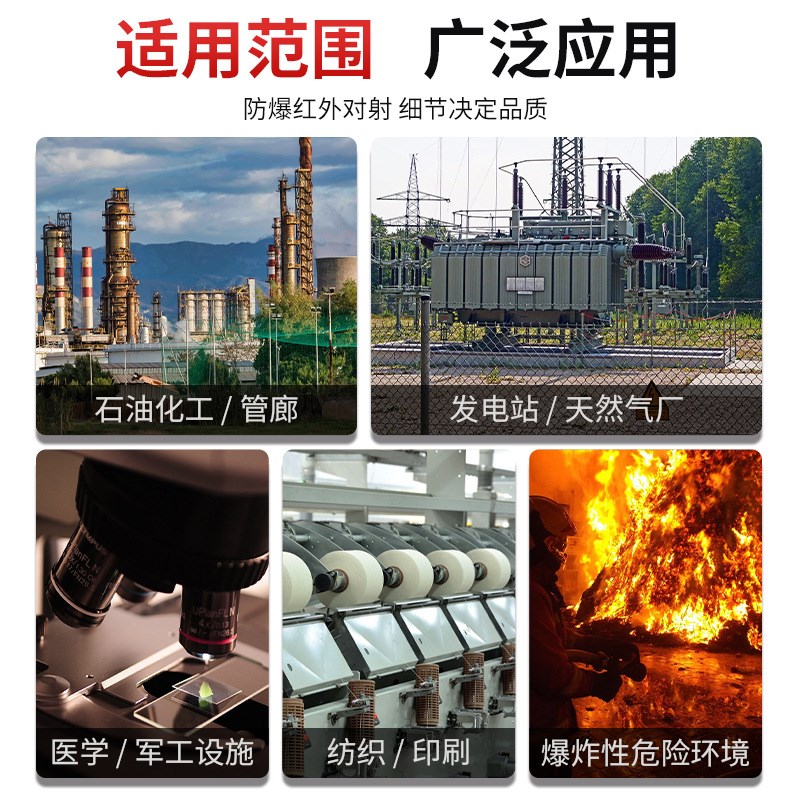 防爆红外光栅周j界入侵报警系统红外对射探测报警器红外射线栅栏