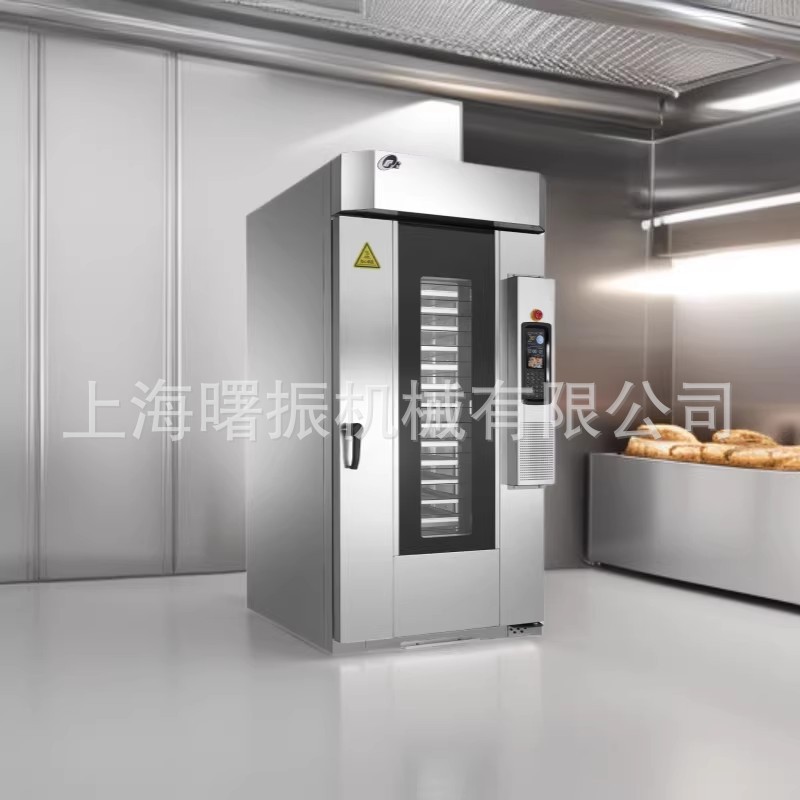15盘热风旋转烤炉不锈钢推车式商用烤炉 内蒙古烤鲜奶片烘焙设
