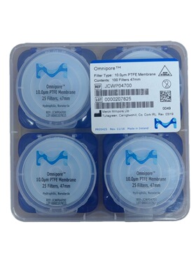 Millipore密理博PTFE表面滤膜 0.10μmJCWP04700