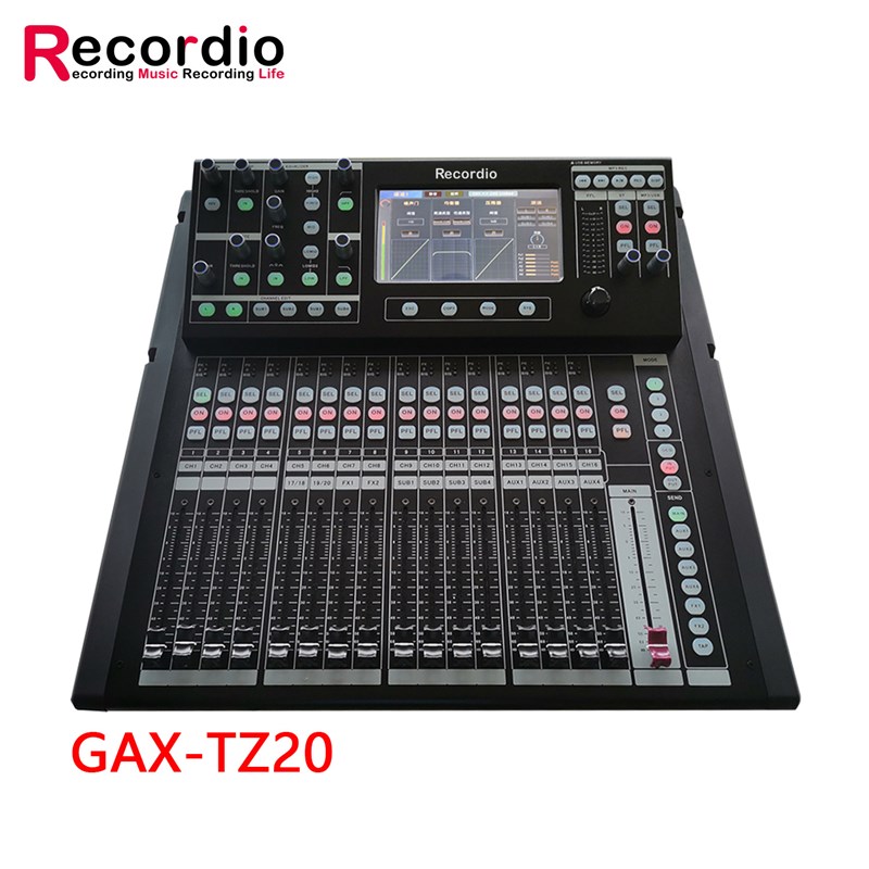 GAX-TZ20 多n功能数字调音台专业大型舞台带效果编组均衡机械推子