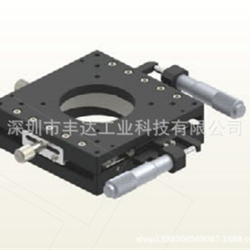 零售 XY轴滑台千分尺旋钮式带通D孔交叉滚子型XYPPG100