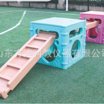 幼儿园安吉游戏攀爬箱滚塑户外架子滚筒PVC儿童感统训练器材玩具