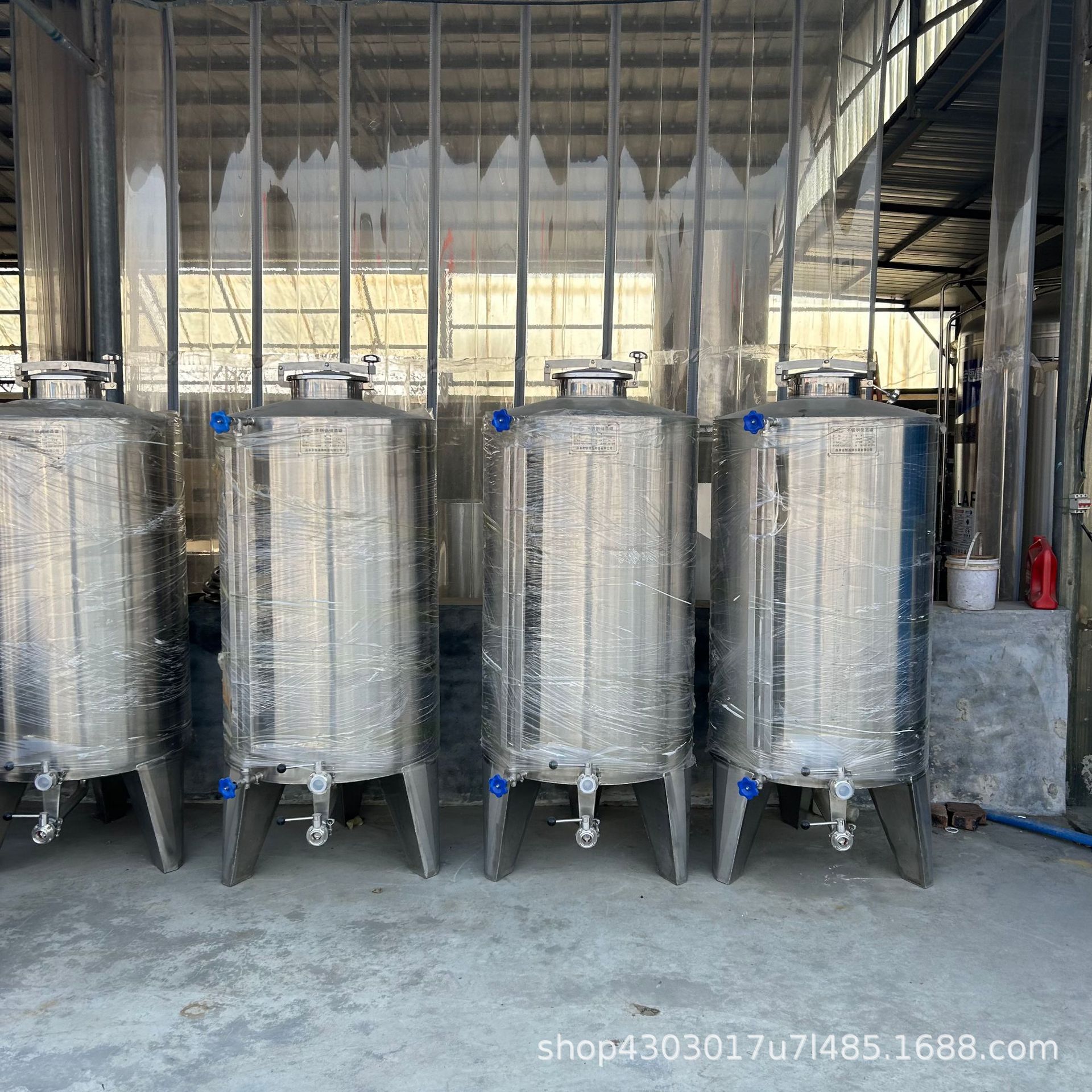 304不锈钢储水罐 立式白钢饮用水储蓄罐 1000斤液体储存容器