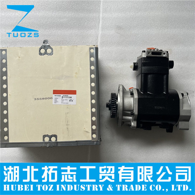 康明斯发动机配件打气泵6B,6C,6L发动机零部件空压机3558006