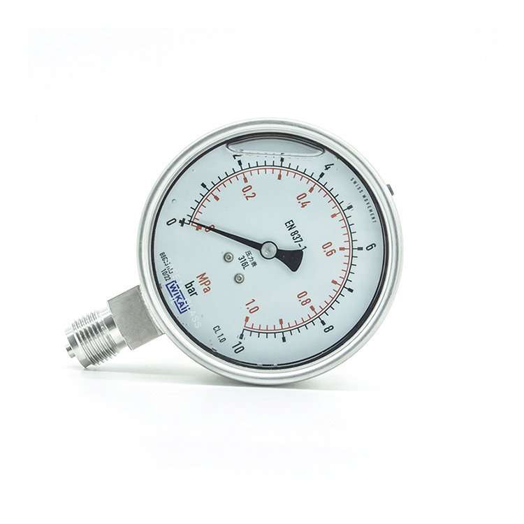 威卡WIKA 全不锈钢波登管压力表 232.50.100 径向 1/2NPT