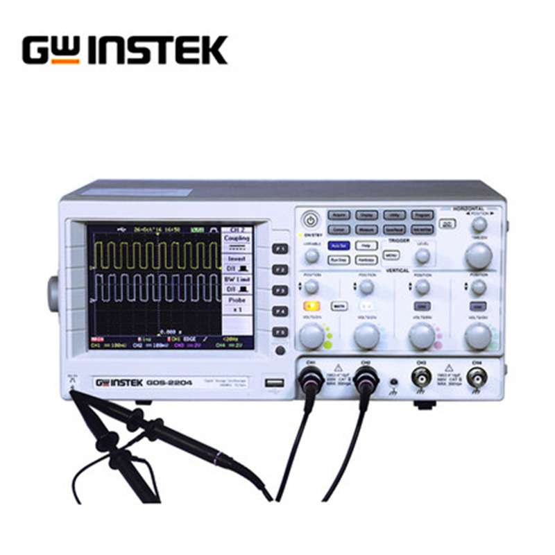 GWINSTEK固纬GDS-2204数字储存示波器 200MHz 4Ch