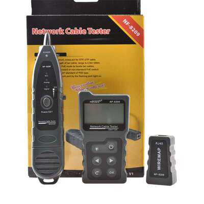 选8209外贸跨境版 Network Cable Tester LAN Ethernet Wire Trac