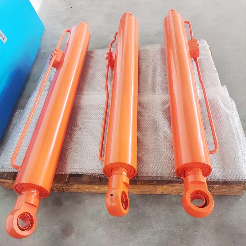 非标液压油缸重型伸缩液压油缸前法兰双向油顶升降大吨位液压油缸
