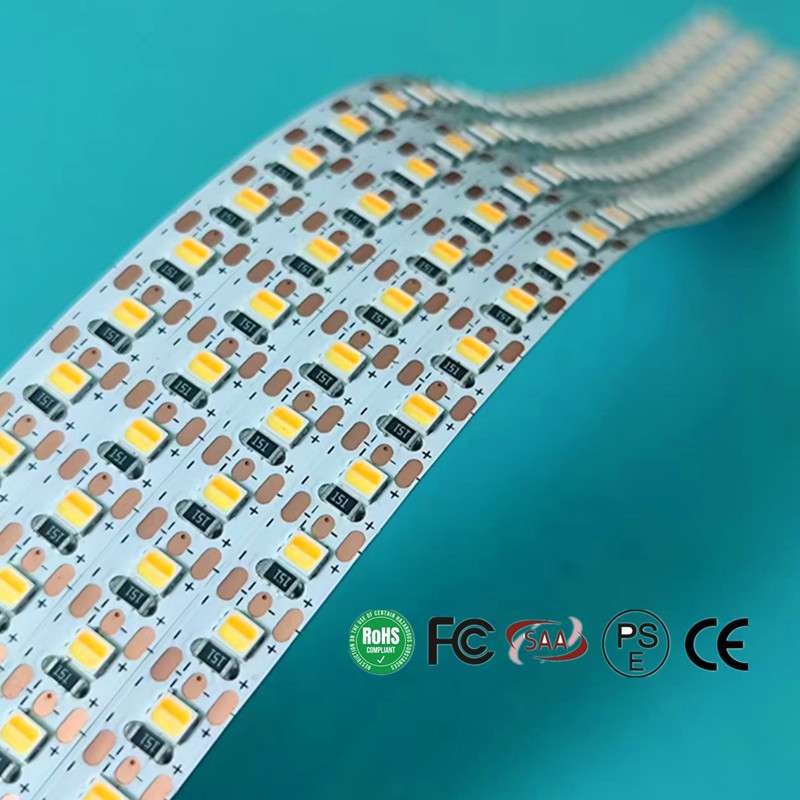 5v二合一灯带一灯一剪3线128灯双色温CCT 双面板3米无压降SAA认证