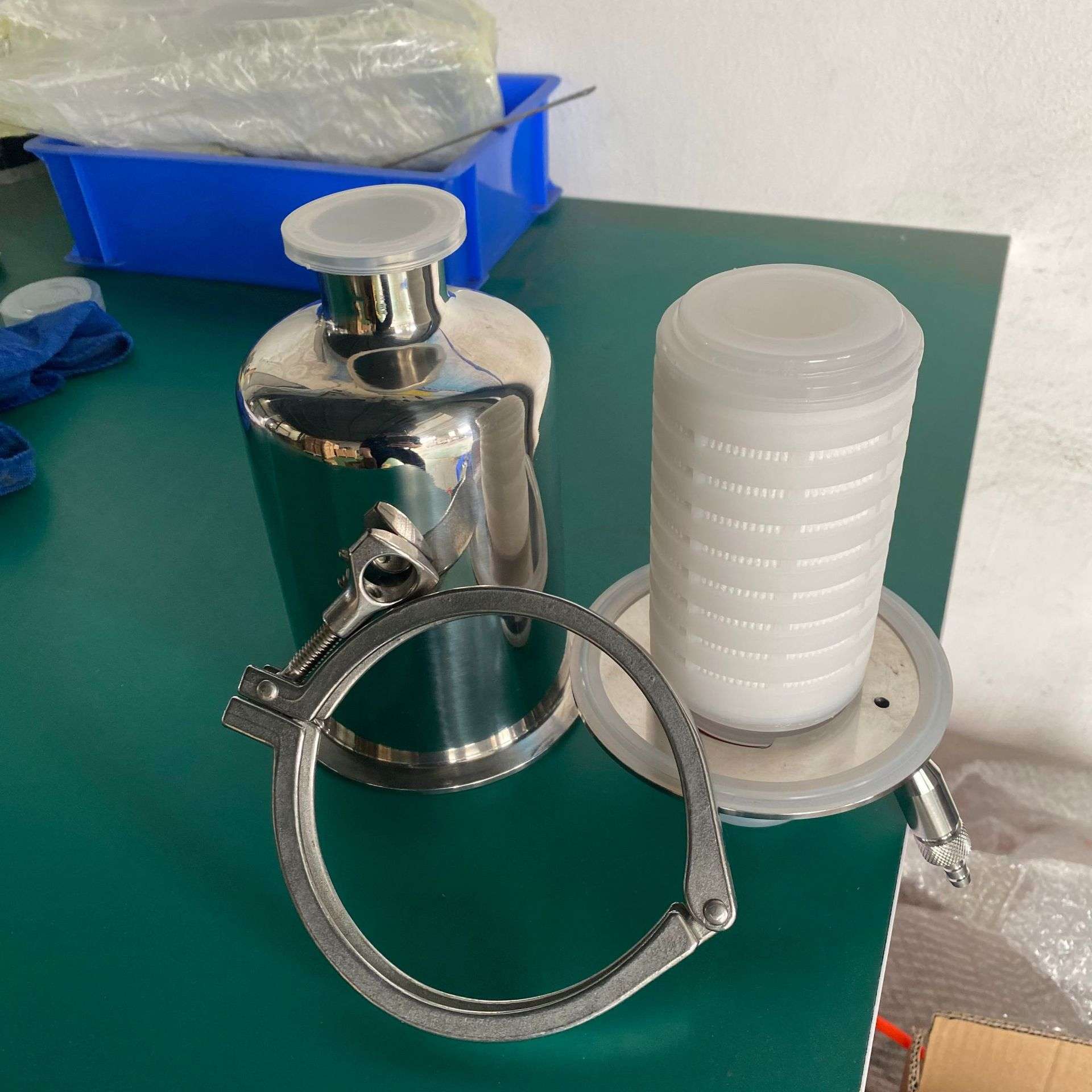 微孔膜过滤器筒式膜过滤机折叠滤芯除菌单芯多芯液体过滤