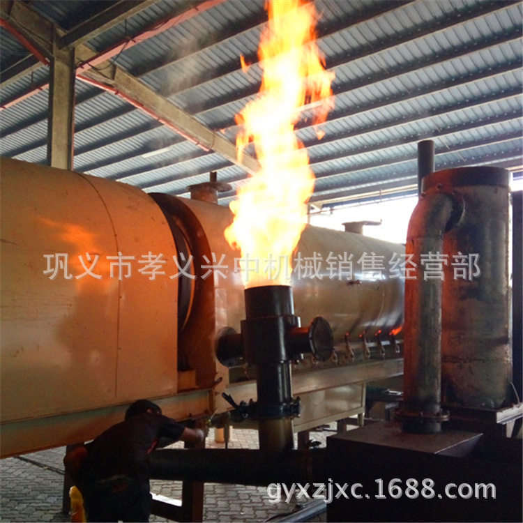 滚筒全自动生物质连续式炭化炉