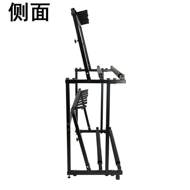 可放架玩具枪展示双层水枪架软摆放H多头枪架玩具乐器弹展示架