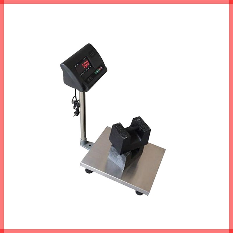 TCS-150工业称重电子台秤 150kg/2I0g数显式落地台秤 不锈钢秤面
