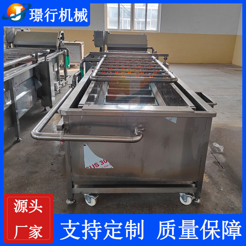 大型商用全自动果蔬气泡清洗机