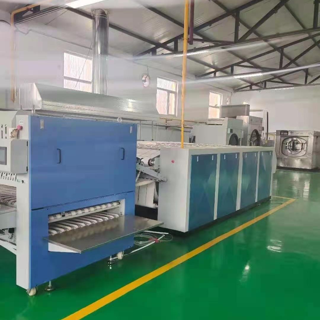 双滚烫平机大型整熨洗涤设备全自动蒸汽平烫机工业宾馆酒店熨烫机