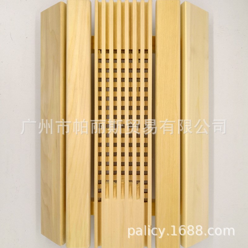汗蒸箱桑拿箱设备木质灯w罩 汗蒸房桑拿房配件白杨木灯罩