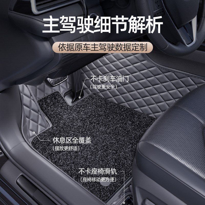 适用于丰田凯美h瑞亚洲龙雷凌卡罗拉锐放锋兰达RAV4全包围汽车脚