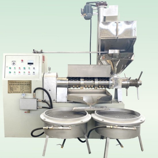 中型商用125型全自动螺旋榨油机