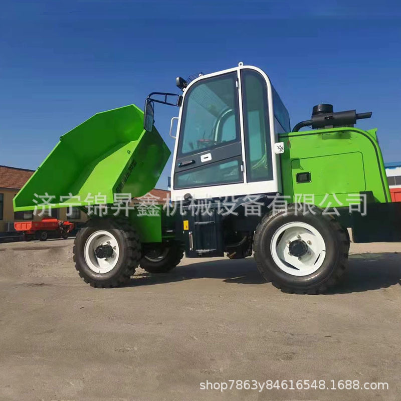 四轮柴油翻斗车 FC-20电启动液压工程自卸车 2吨前翻斗蹦蹦车
