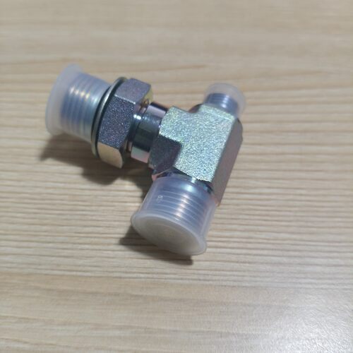 现代210W210W-9HW210挖机配件原装回转马达三通接头X810-085153