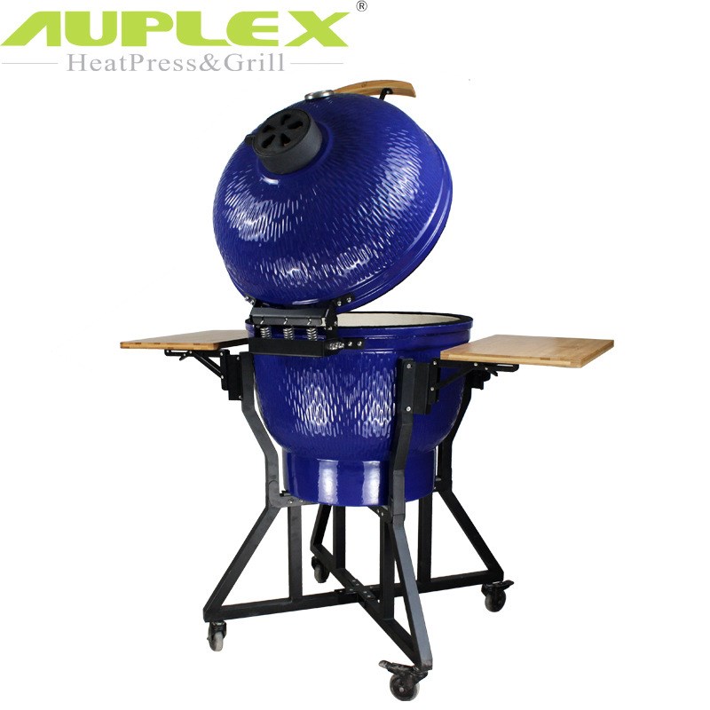 24寸陶瓷烧烤炉Kamado Grill花G园户外烟熏焖烤炉羊排羊腿烧烤炉
