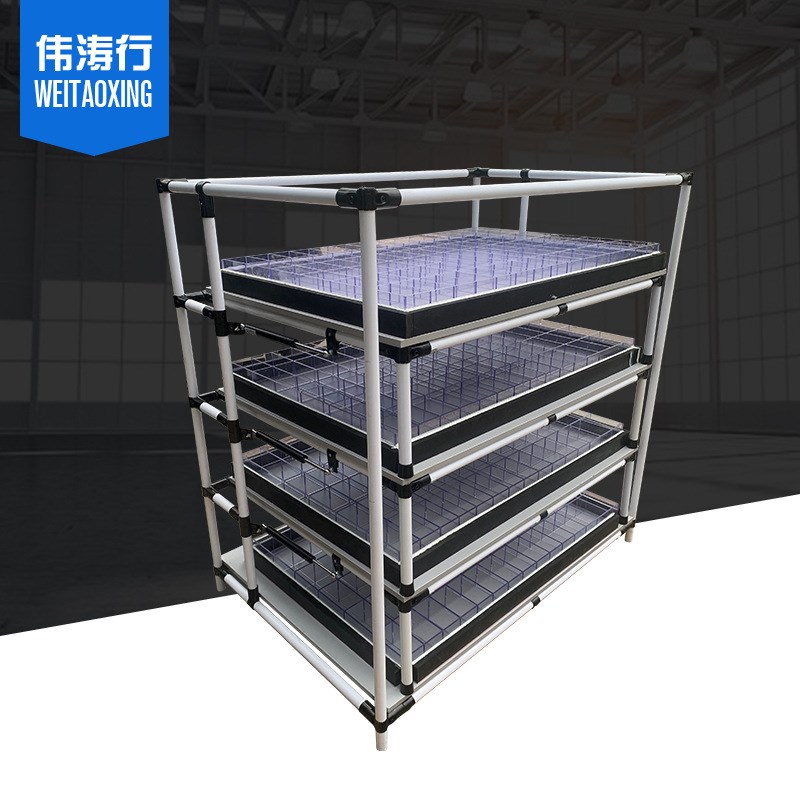 可动千层架 车间货架精益w管千层架物料堆放架 小产品分类货架