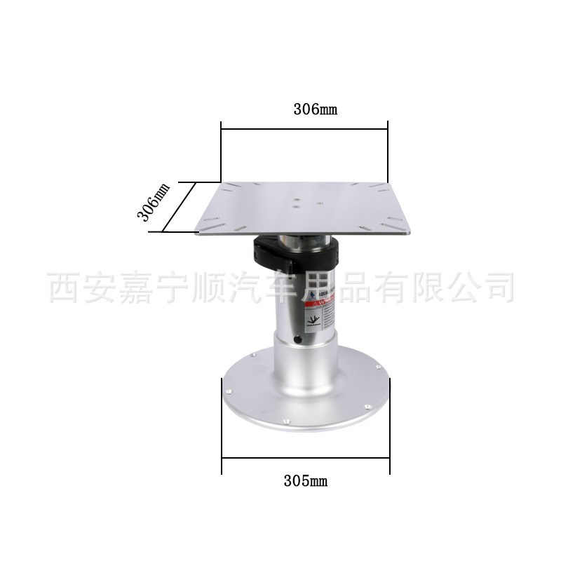 气动升降桌腿房i车游艇气动升降座椅底座船舶餐桌配件MPV桌架RV