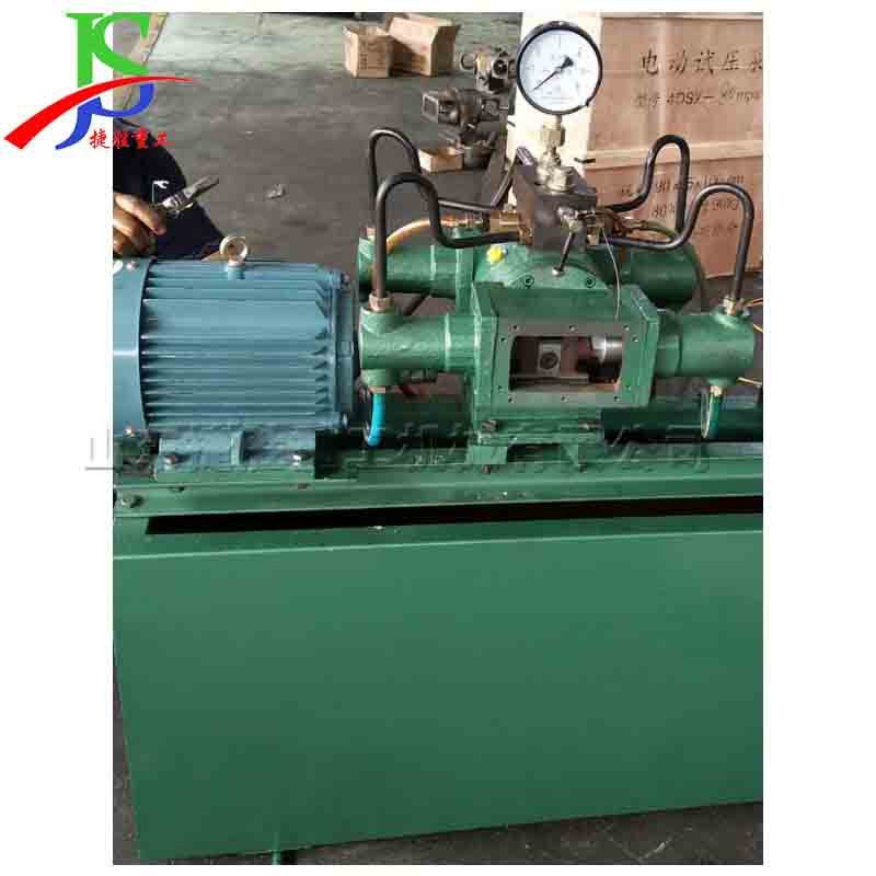 蒸气锅炉电动试压泵 低压大流量胶D管打压泵 化工四缸管道打压机