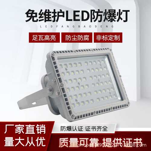 新黎明led防爆灯仓库用厂房化工车间隔爆型加油站工业防爆投光灯