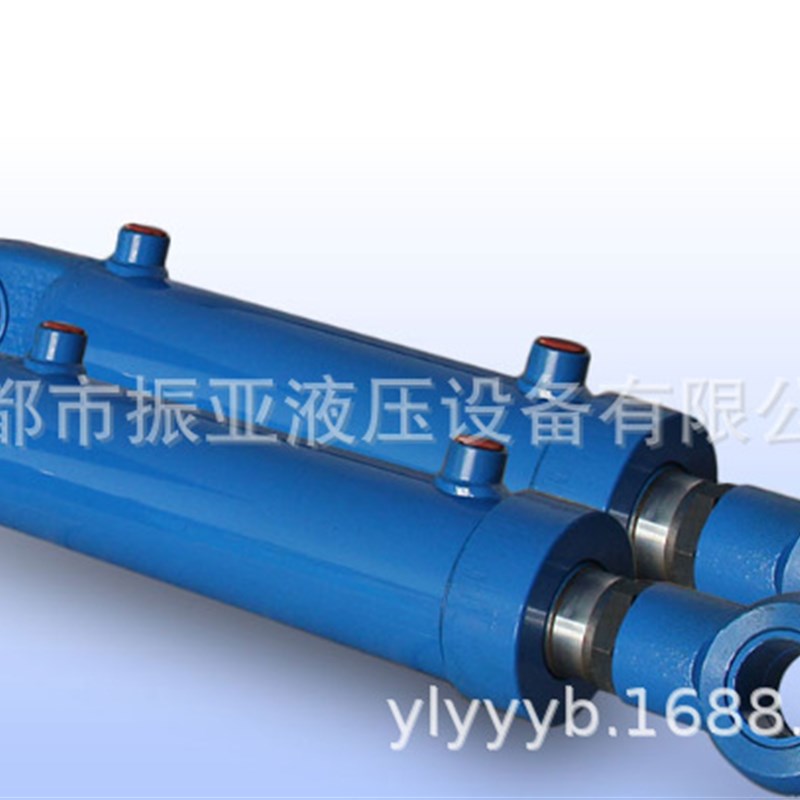 液压油缸3吨后法兰双向油缸油顶打包升降机O液压缸微型小型液压站