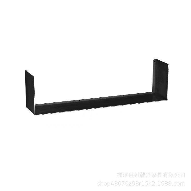 现代简约厨房隔板墙上o置物架铁艺壁挂书架餐厅杯架调味收纳架层