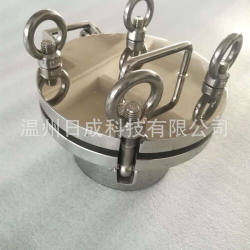 铣槽式压力人孔6公斤压力人A孔盖不锈钢检修门 法兰快开门