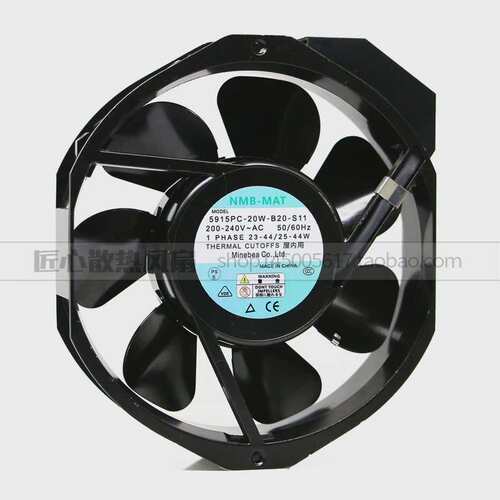 NMB-MAT 5915PC-20W-B20-S12/S11/S05 200V 17238 全金属铁叶风扇