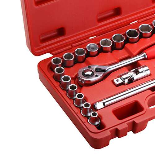 捷科SK1/2-24SP套筒工具棘轮扳手工具汽修机修工具24件套1/2英寸