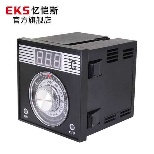 EKS忆恺斯温控器TEL96-9001烤箱专用温控表拨盘式调节温控仪