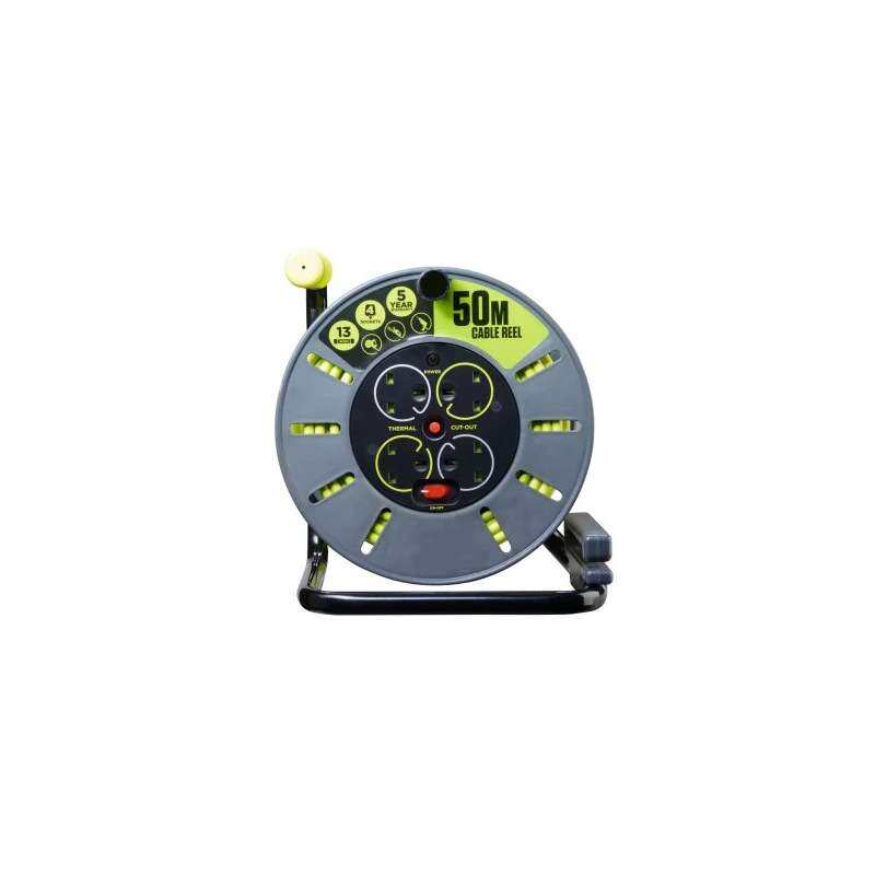 欧时电子RS PRO 黄色电缆卷筒 889-2504 自动收线器 工程卷线卷筒