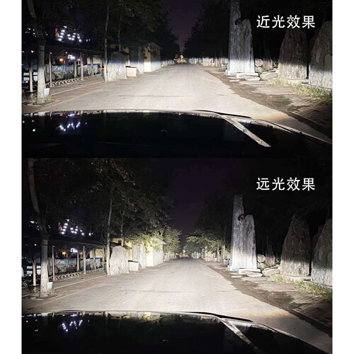 高亮100W大功率改装超亮D2H汽车灯泡LED灯9005大灯汽车H4H7H1