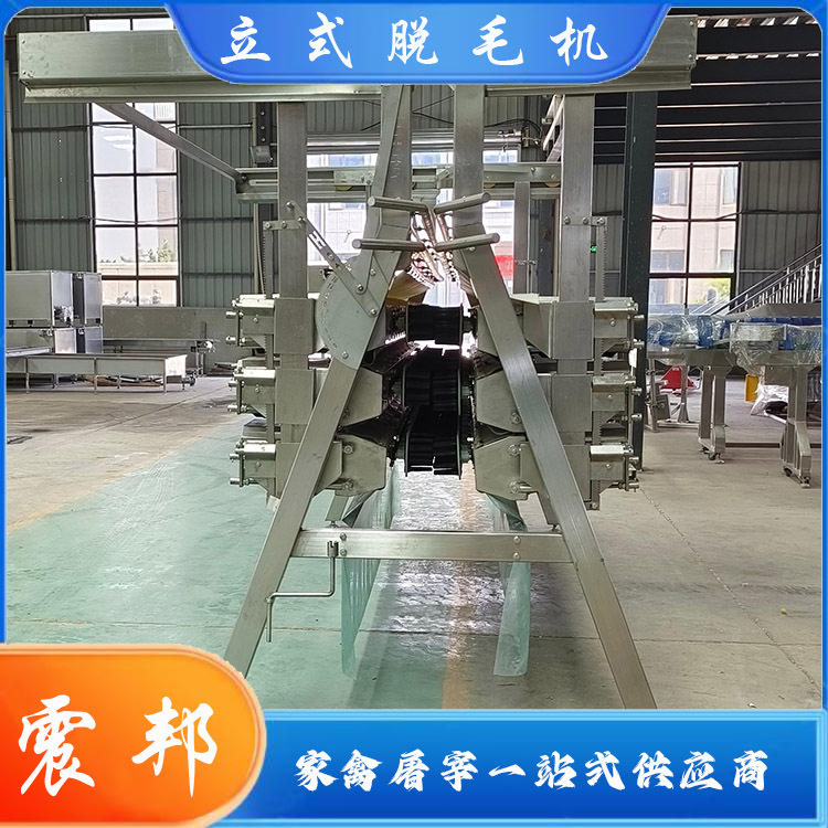 不锈钢家禽用电动脱毛机加工 全自动屠宰流水线设备 双业机械供应
