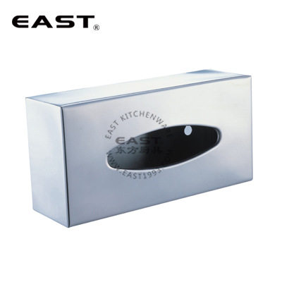 不锈钢长方形纸巾盒【EAST东方厨具】
