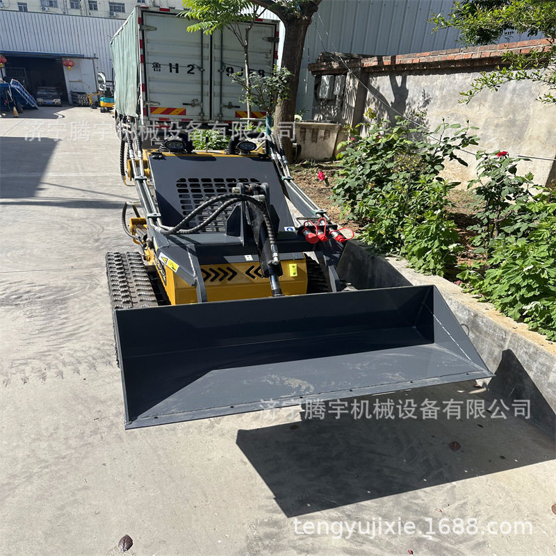 380型履带式滑移机多少钱台场合抓木机 泥土小挖机供应小型滑移机