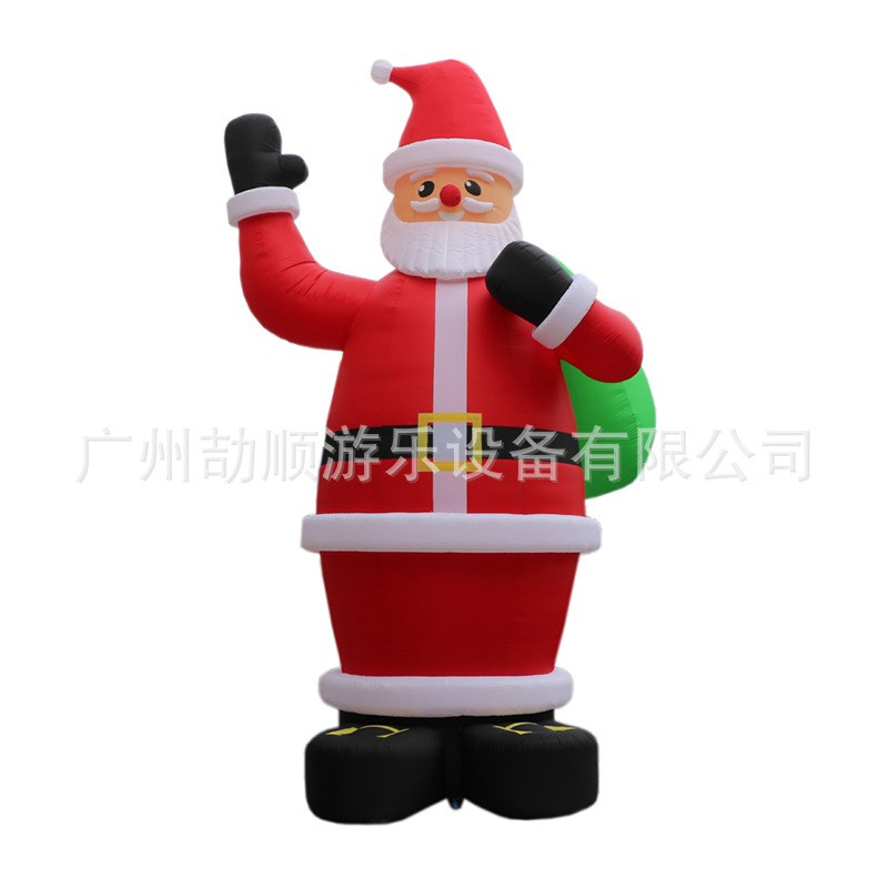 外贸 充气圣诞老人r 充气广告模型 充气卡通造型户外