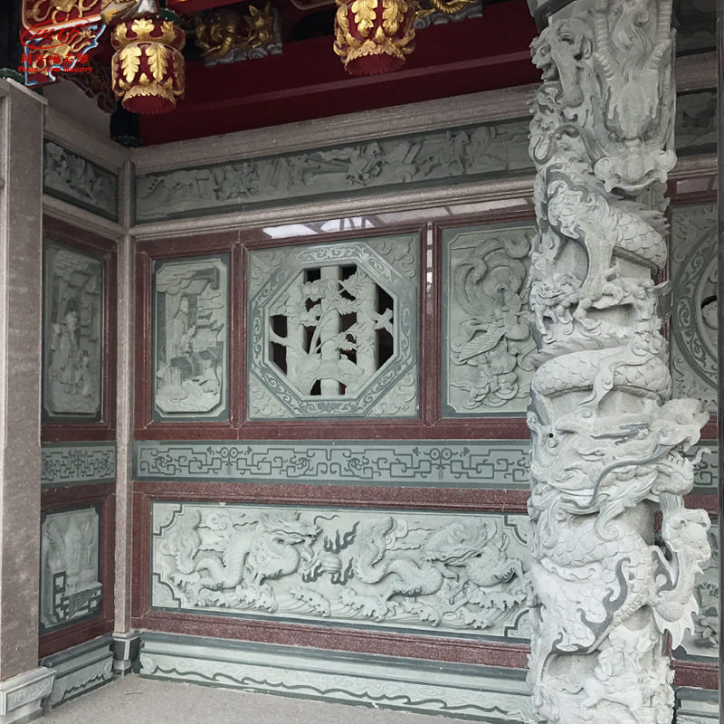 石雕盘龙柱广场文化柱大理石华表户外公园广场石龙柱摆件供应