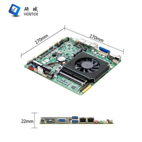 研域B100工控主板i7-10710U六核i5-10210U双P网口6串迷你ITX一体