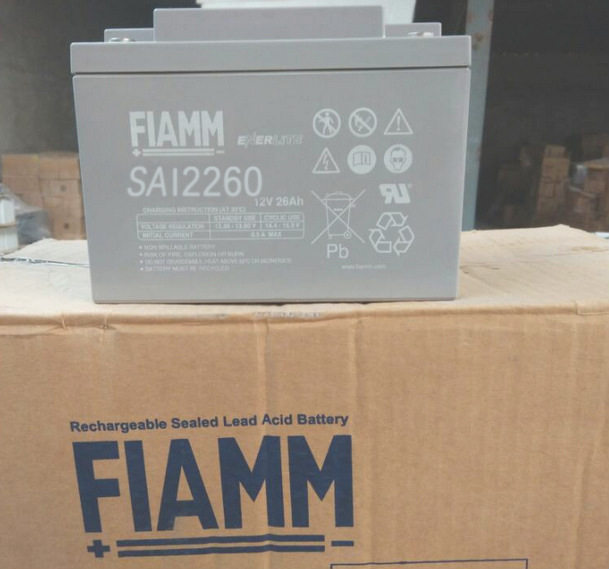 意大利非凡蓄电池FIAMMSA12260(12V26AH)UPS电源直流屏蓄电池