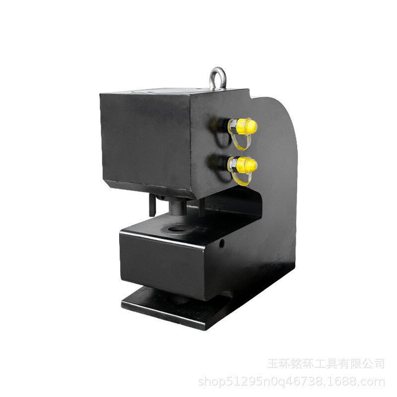 电动液压冲孔机CH-100大型分体式厚钢铁板N冲眼槽钢开孔H型钢打孔