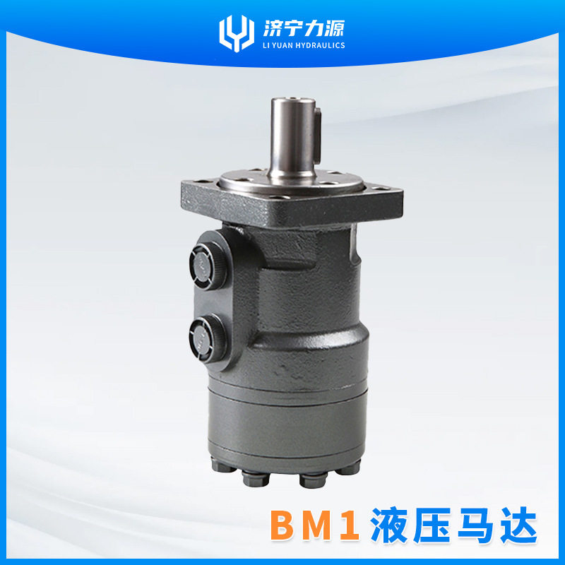 BM1压路机道路清扫车液压马达小型轴配流摆线齿轮液压马达厂家